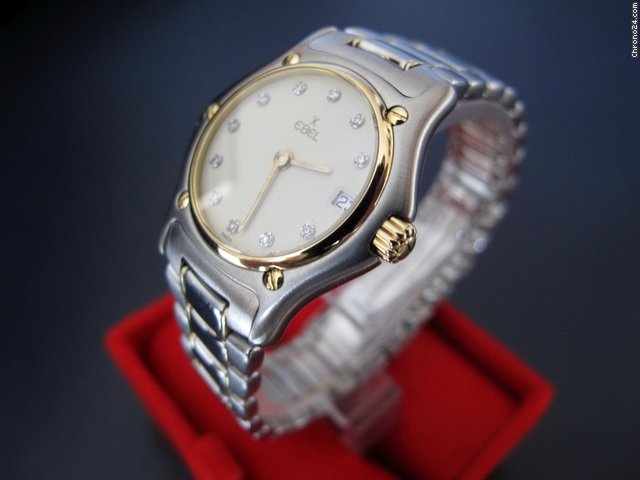 Ebel 1911 Lady Stahl/Gold & 11 Diamanten WATCHES 2