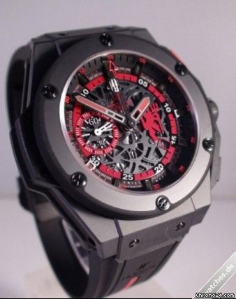 replica Hublot King Power - Manchester United Red Devil WATCHES 1
