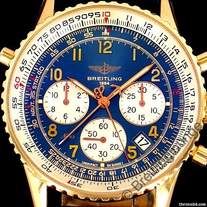 Breitling Navitimer 92 Rattrapante 18 Kt Red-Gold split - second WATCHES 2