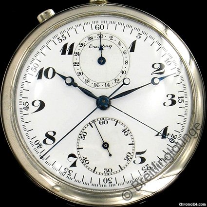 Breitling Rattrapante Taschenchronograph - Split Second pocket watch WATCHES 2