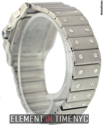 replica Cartier Santos Large Quartz Stainless Steel WATCHES 1