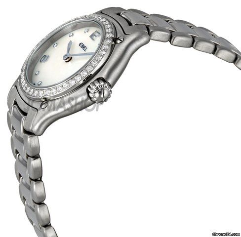Ebel 1911 White Mother of Pearl Dial Stainless Steel Ladies Watch 9090214-19865P WATCHES 2