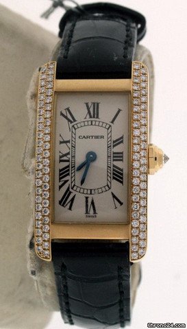 replica Cartier Tank Americaine Ladies Pre-owned WATCHES 1 