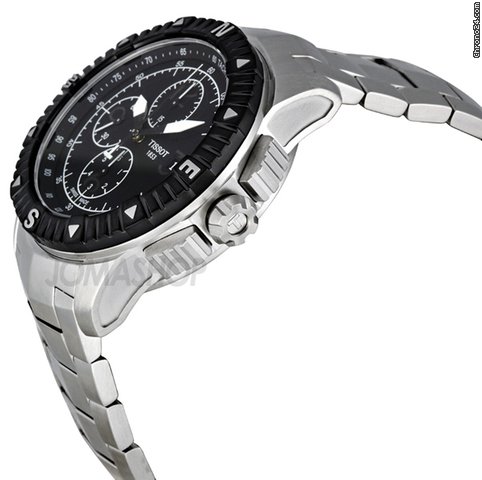 Tissot T-Navigator Chronograph Black Dial Mens Watch T0624271105700 WATCHES 2