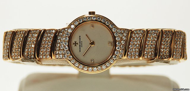 replica Vacheron Constantin GENEVE 18K Y/G, DIAMOND LADIES WATCH - WATCHES 1