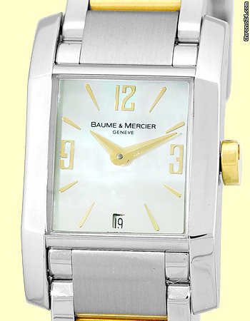 Baume & Mercier Lady's Stainless Steel & 18K Yellow Gold & Diamant WATCHES 2
