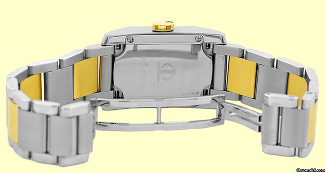 replica Baume & Mercier Lady's Stainless Steel & 18K Yellow Gold & Diamant WATCHES 1
