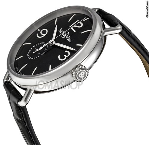 Bell & Ross Reserve De Marche Automatic Black Leather Mens Watch BRWW197BLST WATCHES 2