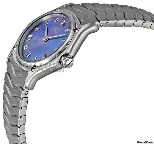 Ebel Sport Classic Grey Mother of Pearl Steel Ladies Watch 9157111-9325 WATCHES 2
