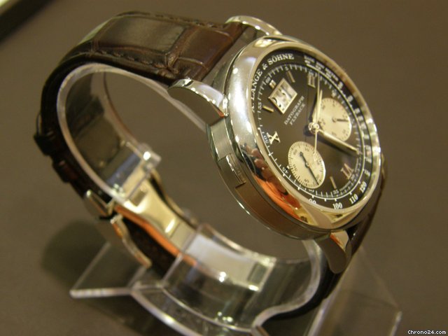 A. Lange & Sohne Datograph Flyback Platin FALTSCHLIE E / TRESORUHR WATCHES 2