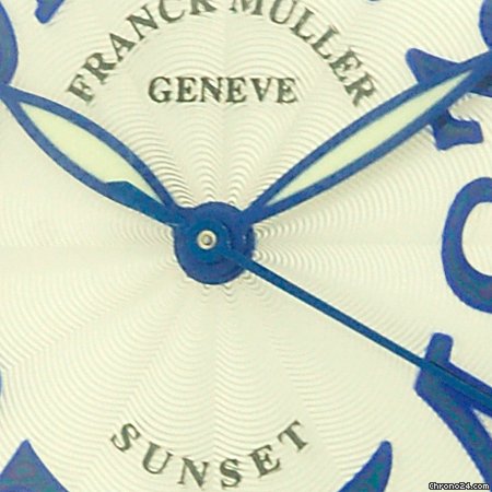 Franck Muller Gent's Medium Size 18K Yellow Gold Cintree Curvex Sunset Strapwatch WATCHES 2