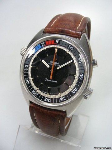Omega Seamaster chronostop regate acier/cuir WATCHES 2