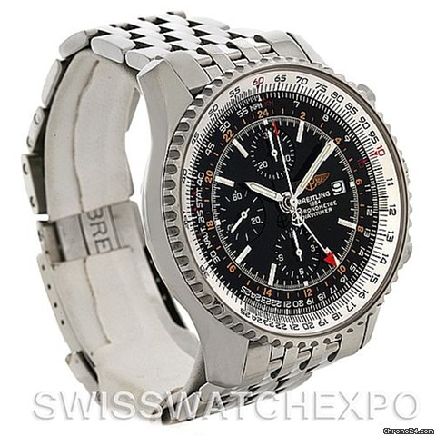 replica Breitling Navitimer World Chronograph Steel Watch WATCHES 1