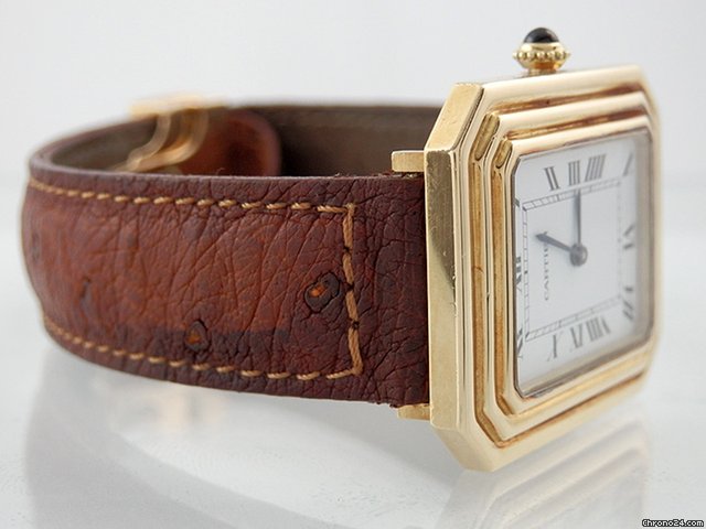 replica Cartier Square 18k Gelbgold Faltschliesse WATCHES 1