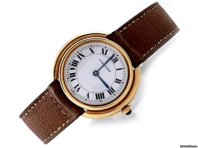 Cartier Cougar 18k Gelbgold Faltschliesse WATCHES 2