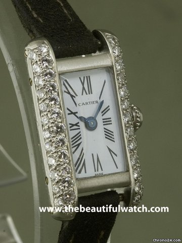 replica Cartier TANK WOMAN PLATINE 1950 WATCHES 1