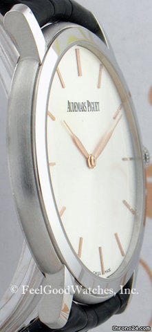 replica Audemars Piguet 15180BC Jules Audemars Automatic Ultra-Thin, White Gold WATCHES 1 