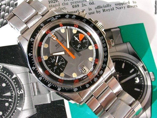 Tudor/ Chronograph Ref.7031 "Home Plate" Porsche Chrono WATCHES 2