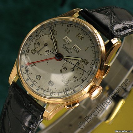 replica Breitling Datora 784 18 Kt Gold Dato-Compax WATCHES 1