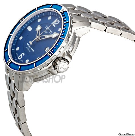 Tissot Seastar Blue Dial Mens Watch T0664071104700 WATCHES 2