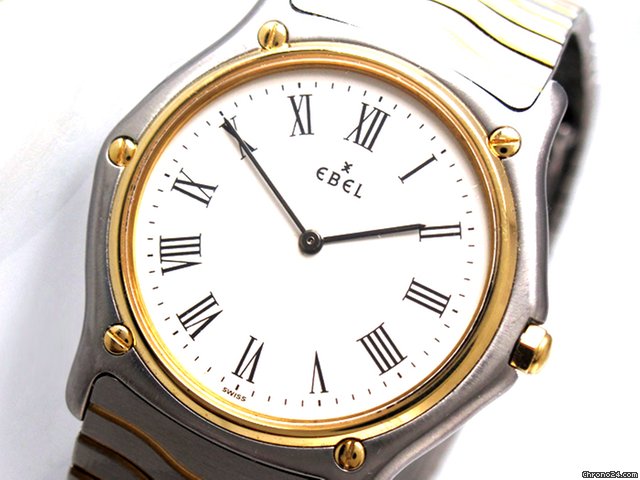 Ebel "Classic Wave", medium, Stahl/Gold WATCHES 2