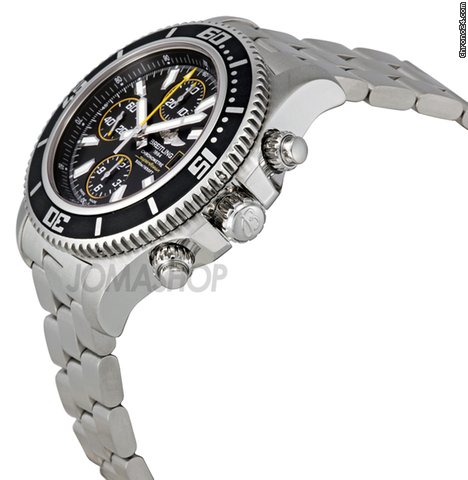 Breitling Superocean Chronograph II Black Dial Mens Watch A1334102-BA82SS WATCHES 2