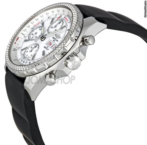 Breitling Bentley GT Ice White Dial Chrono Mens Watch A1336212-A726BKRD WATCHES 2