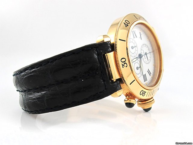 Cartier Damen "PASHA CHRONO" 750/- Gelbgold Quarz WATCHES 2