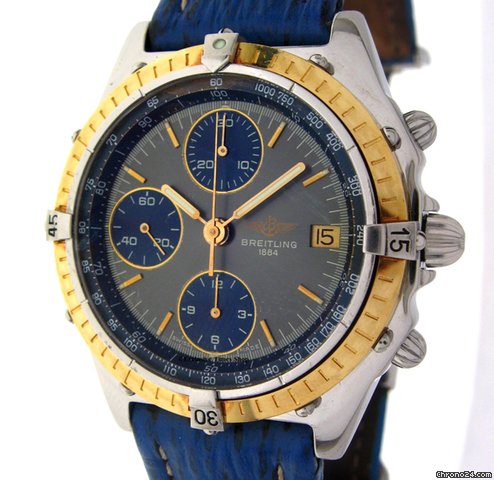 Breitling 2x Chronomat Chronograph Steel-Gold and Bi-color from WATCHES 2
