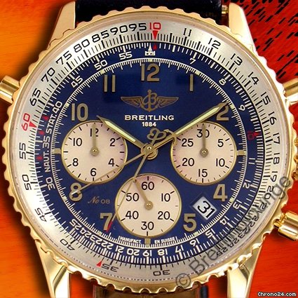 replica Breitling Navitimer 92 Rattrapante 18 Kt Gold Split Second limited 25 WATCHES 1 