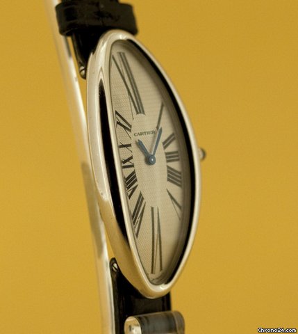 Cartier RARE BAIGNOIRE ALLONGE WG 18K WATCHES 2