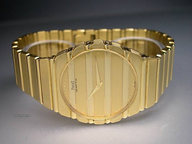 Piaget "Massive Gelbgolduhr mit Quartzwerk" 18K/750 Gelbgold WATCHES 2