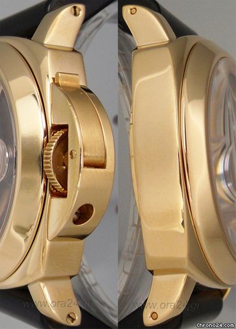 Panerai Luminor Marina 18k Gold Carbon Dial PAM140 WATCHES 2