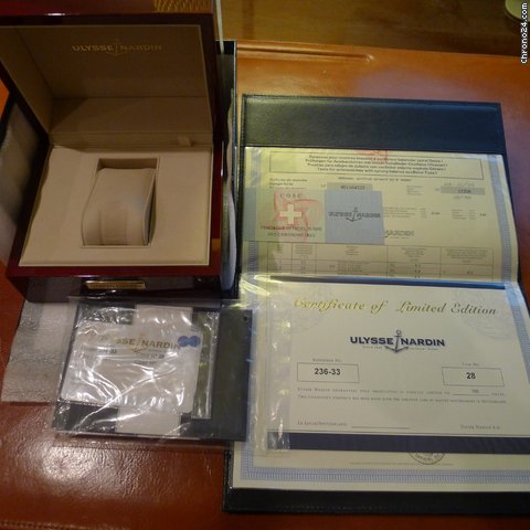 Ulysse Nardin Chronometer (Japan) 18K Rose Gold WATCHES 2