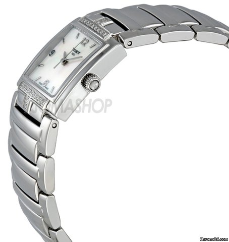 Tissot T-Evocation White Dial Stainless Steel Ladies Watch T0513106111700 WATCHES 2
