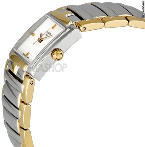 Tissot T-Evocation White Dial Stainless Steel Ladies Watch T0513102203100 WATCHES 2