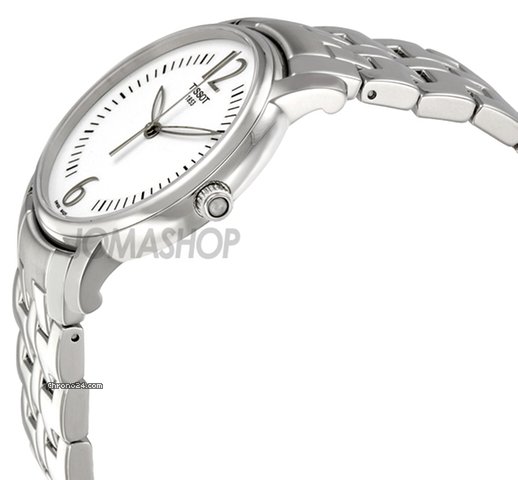 Tissot Lady Round Silver Dial Stainless Steel Ladies Watch T0522101103700 WATCHES 2