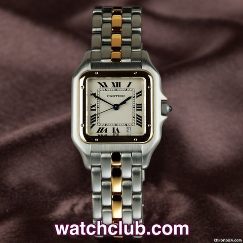 Cartier Panthere - Steel & Gold Medium-Size WATCHES 2