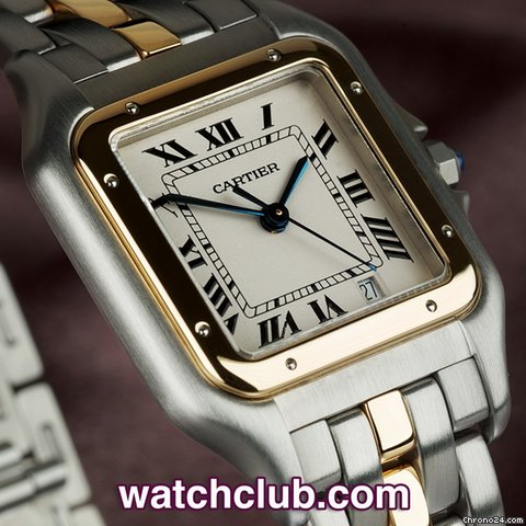 replica Cartier Panthere - Steel & Gold Medium-Size WATCHES 1
