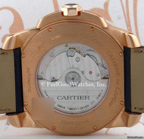 Cartier W7100009 Calibre de Cartier, Rose Gold WATCHES 2