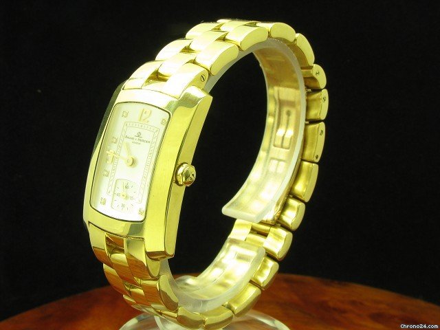 Baume & Mercier & Hampton Milleis 18kt. Gold Damenuhr WATCHES 2