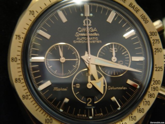 Omega Speedmaster Broad Arrow Schumacher Oro Rose Gold Limited WATCHES 2