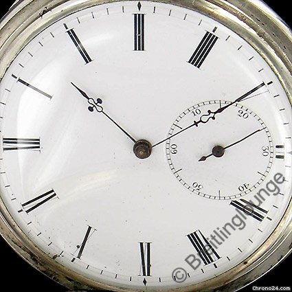 Breitling Laederich 935 silver pocket watch WATCHES 2