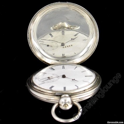 replica Breitling Laederich 935 silver pocket watch WATCHES 1