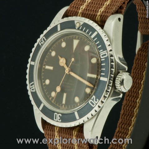 Tudor SUBMARINER 7928 PCG BROWN DIAL WATCHES 2