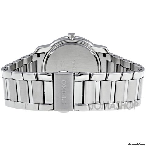 replica Seiko Dress Black Dial Stainless Steel Mens Watch SGEE95 WATCHES 1