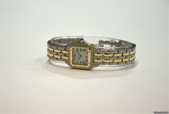 replica Cartier Panther 18ct gold and steel WATCHES 1
