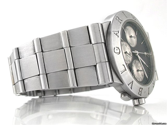 Bulgari "DIAGONO" Edelstahl Quarz WATCHES 2