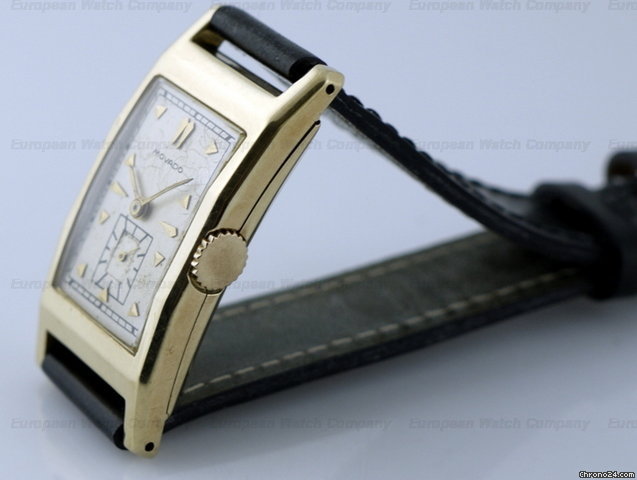 replica Movado Rectangle 14K WATCHES 1