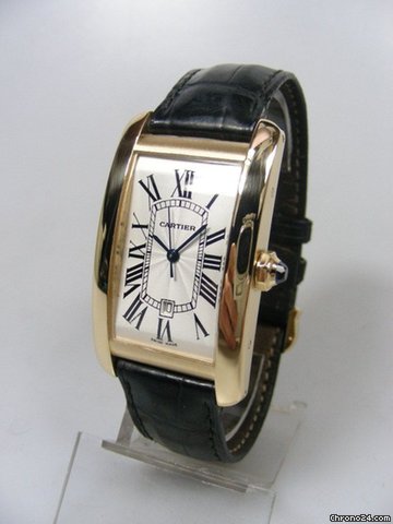 Cartier Tank Americaine grande taille/big size yellow gold WATCHES 2